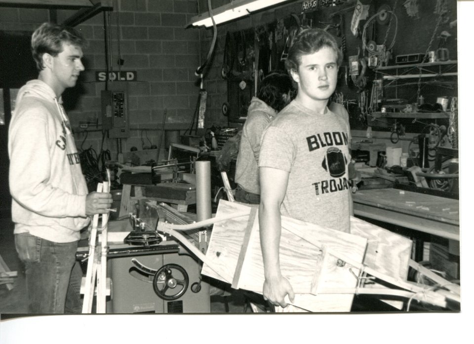 Snowshoe Making 1985 -6